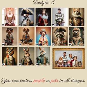 Customizable Pet Portraits: Elevate Your Furry Royalty with MeliaVDigital The Ultimate for Whimsical Pet Portraits and Memorable Gifts image 4