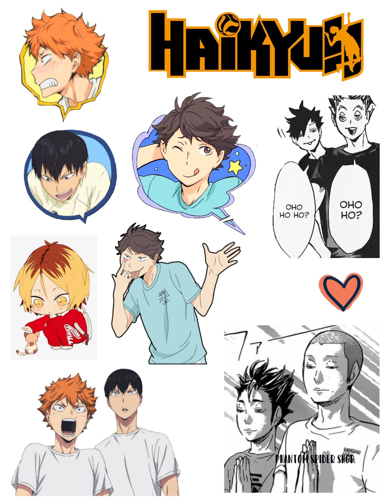 anime journal supplies jujutsu kaisen haikyuu my hero etsy