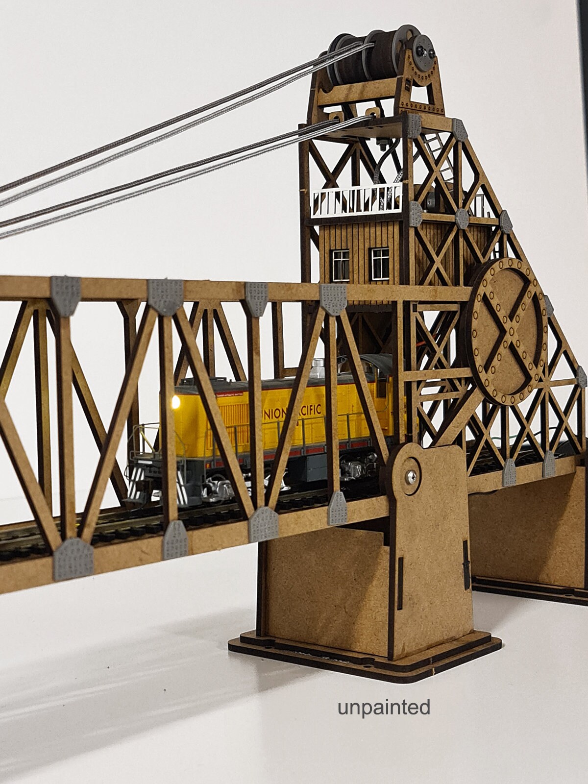 HO Scale Motorized, Working Drawbridge Kit Etsy Australia