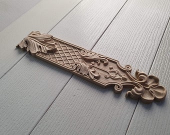 Carved Wooden Corbels, Unpainted, Home Wall Embellishments, wood onlays, wood decor wall art