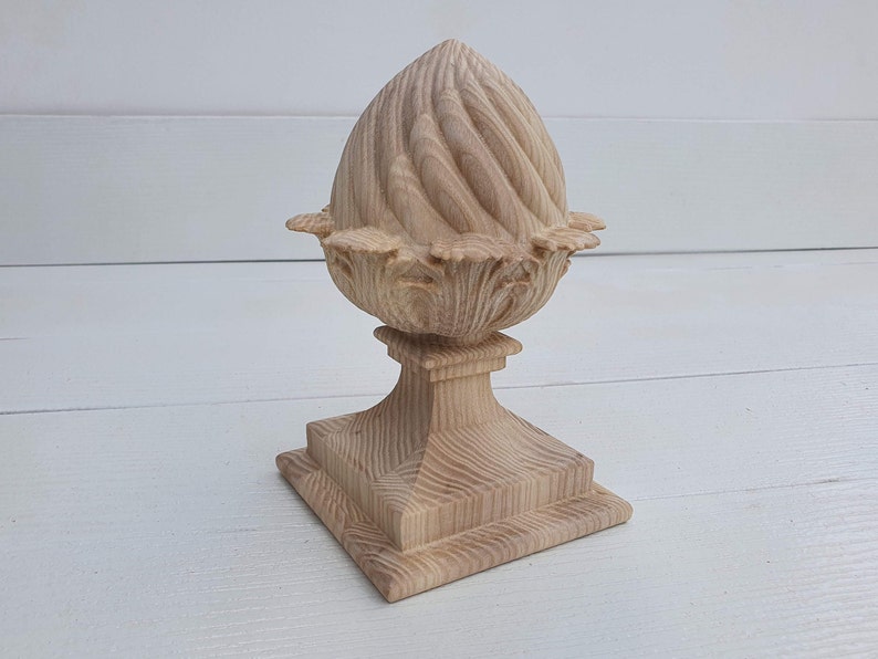 Wooden Finial for Staircase Newel Post Etsy