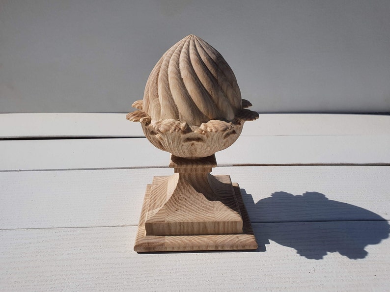 Wooden Finial for Staircase Newel Post Etsy