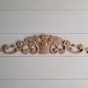 Carved wood onlay