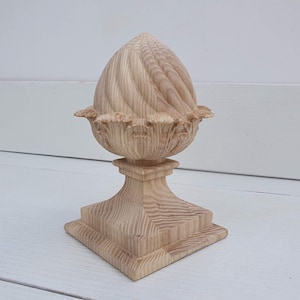Wooden Finial for Staircase Newel Post
