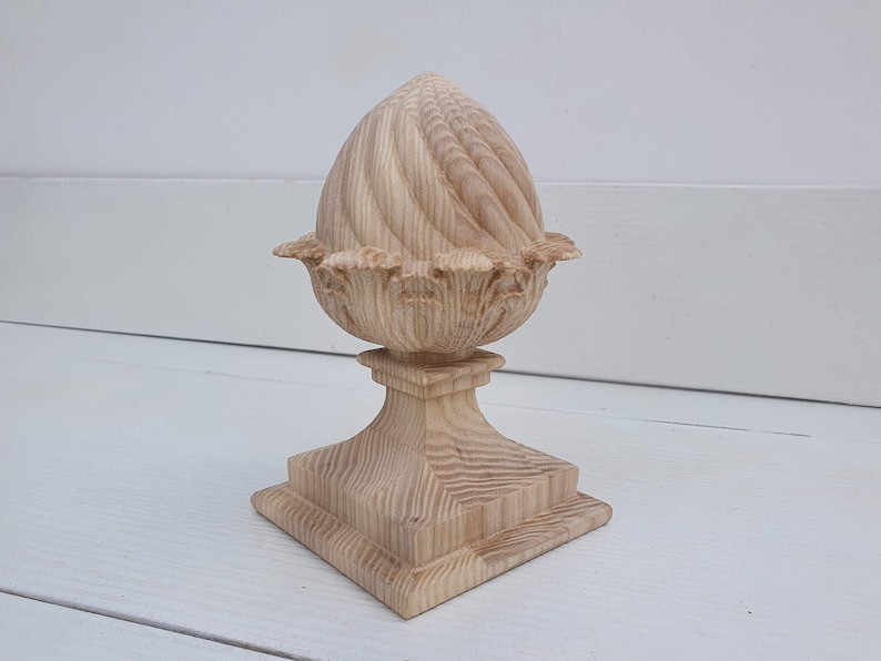 Wooden Finial for Staircase Newel Post Etsy