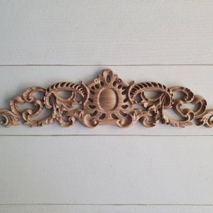 Wooden carved baroque decor