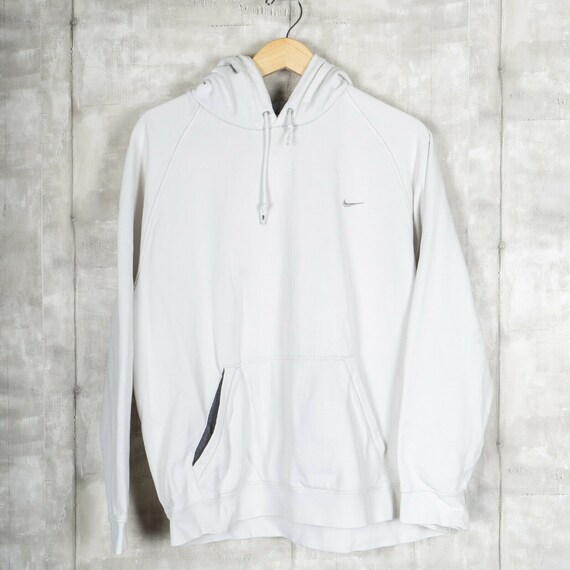 Nike Small Check Vintage Hoodie Sweatshirt Size XL