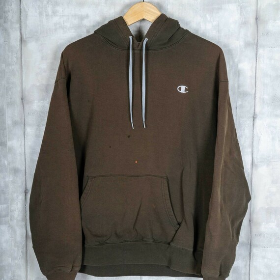 Champion Embroidered Distressed Vintage Hoodie Swe