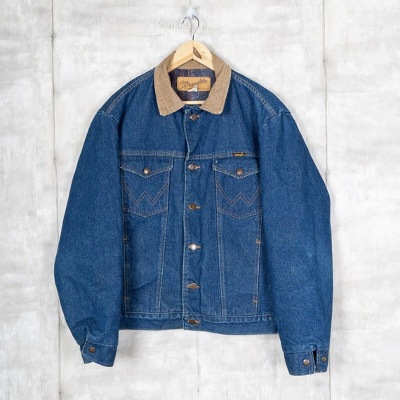 Vintage Authentic Wrangler Western Insulated Denim