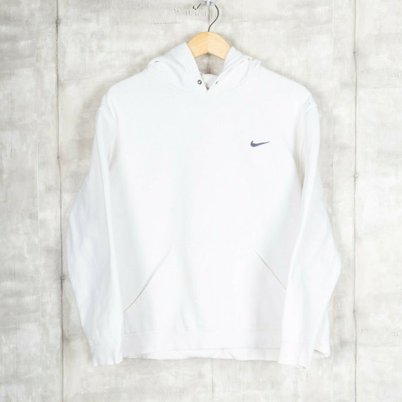 Nike Small Check Vintage Hoodie Sweatshirt Size XL