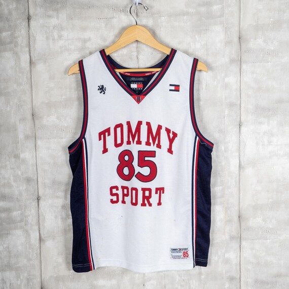 Tommy Hilfiger Sport #85 Vintage Basketball Jersey