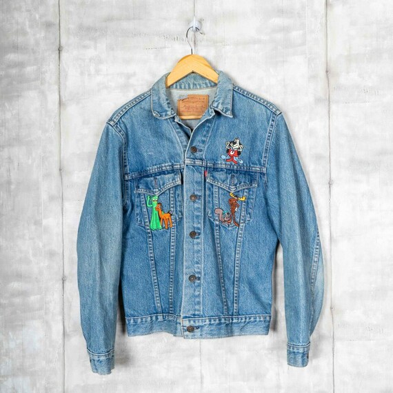 Levi’s Trucker Jacket 60’s Cartoon Patchwork Vinta