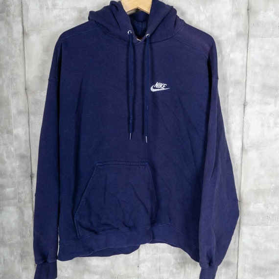 Nike Small Check Embroidered Logo 90s Vintage Hood