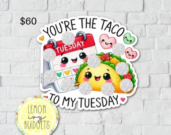 Taco Tuesday Scratch Off Savings Challenge, Savings Challenge, Savings Challenge, Scratch Off Savings Challenge, SO-230