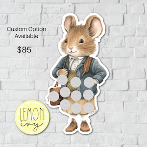 Mouse Scratch Off Savings Challenge, Mouse Savings Challenge, Savings Challenge, Scratch Off Savings Challenge, SO-167