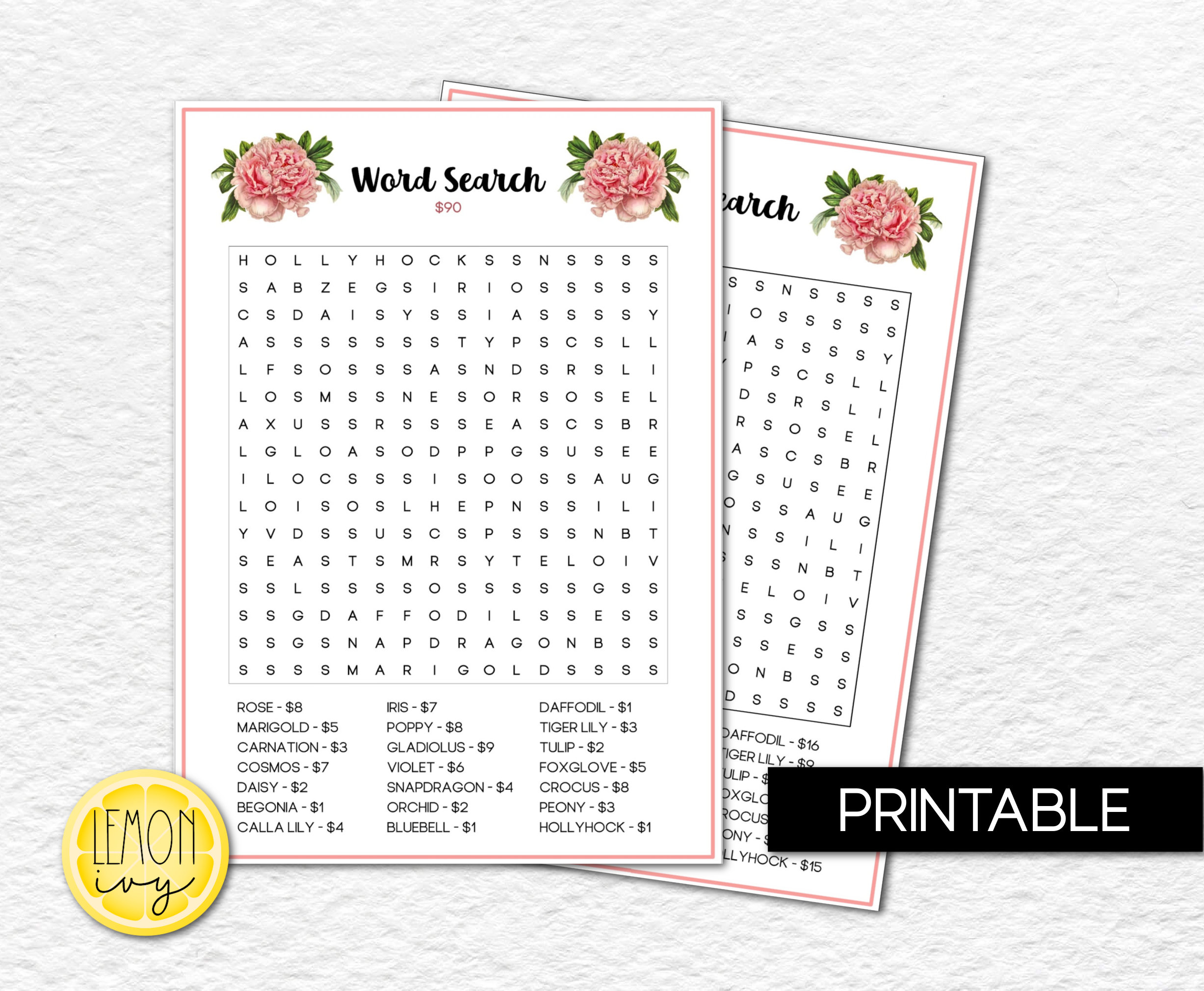 Printable Wordsearch Savings Challenge Savings Challenge Printable ...
