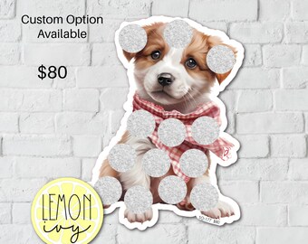 Puppy Scratch Off Savings Challenge, Dog Savings Challenge, Savings Challenge, Scratch Off Savings Challenge, SO-177