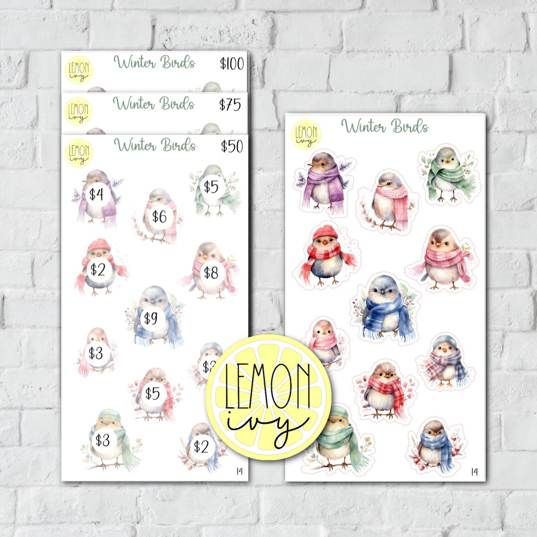 Sticker Savings Challenge, Birds Savings Challenge, Savings Challenge ...