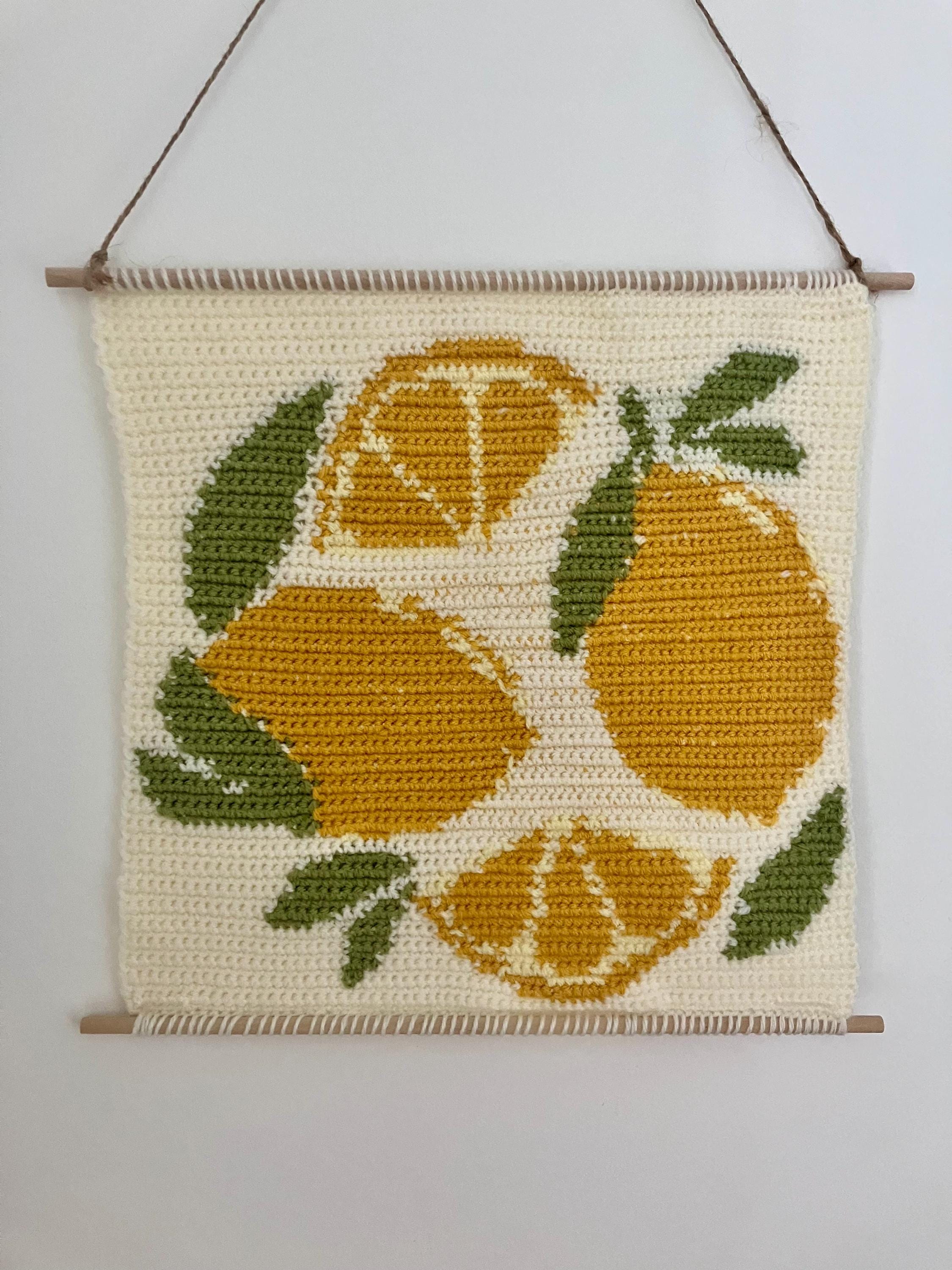 Lemons Crochet Wall Hanging/Tapestry [ Pattern Only]
