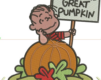 Fichier de broderie Charlie Brown Pumpkin