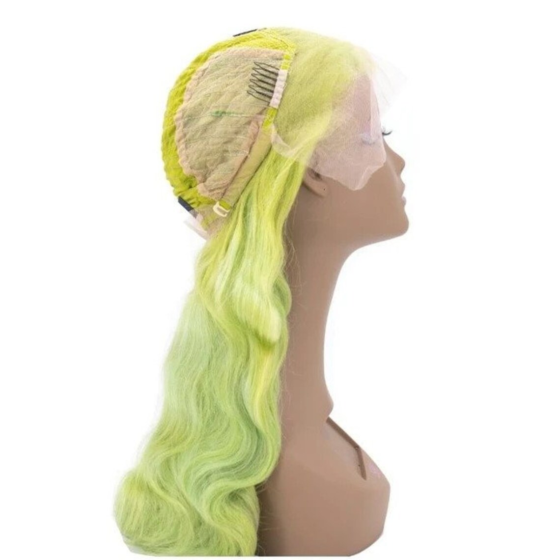 Emerald Green Front Lace Wig Etsy