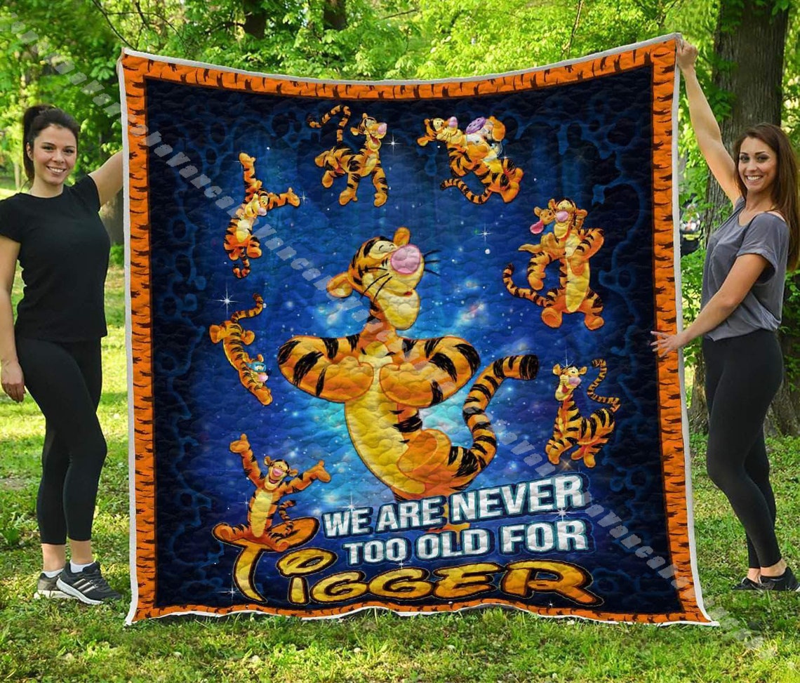 Disney Tigger Bedding Quilt Disney Tigger Quilt Blanket Etsy
