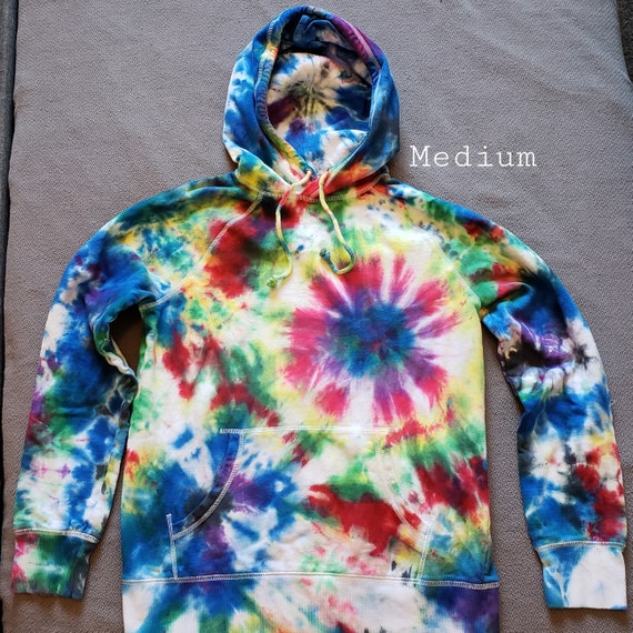 100 cotton tie store dye hoodie
