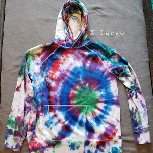 100 cotton tie dye hoodie hotsell