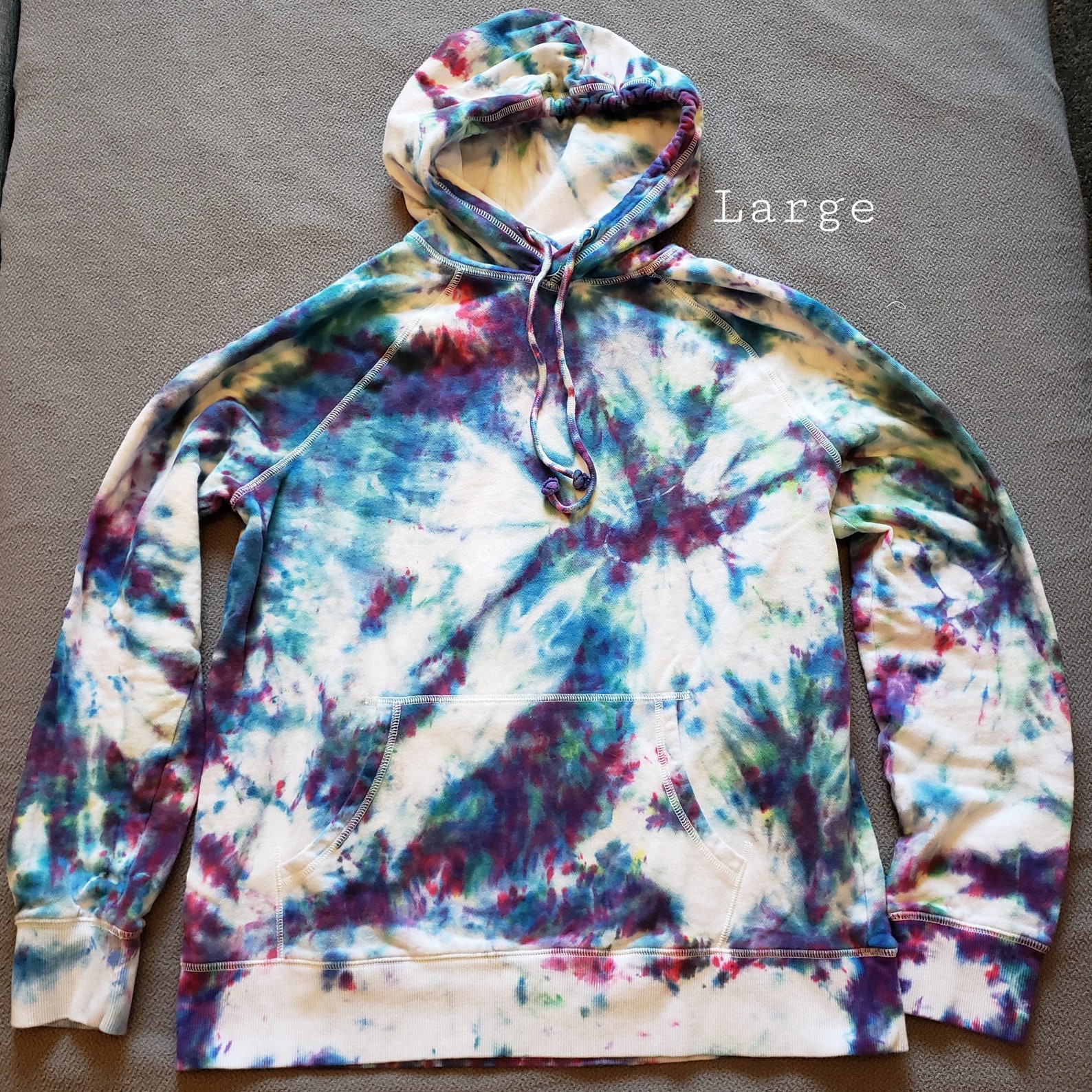 geode tie dye hoodie