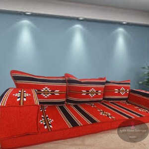 Juego de sofás majlis árabes Sofá de nivel de piso Cojines | Etsy