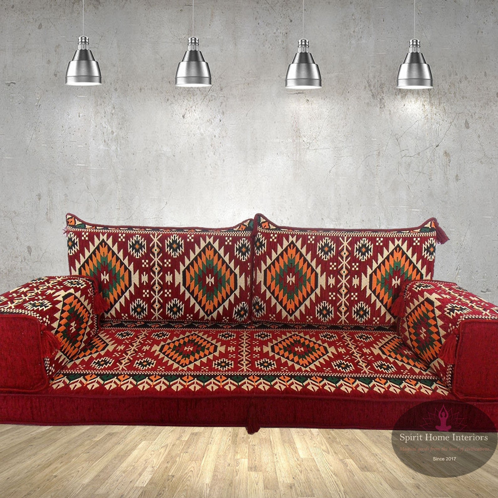 Arabic majlis sofa set Floor level sofa Floor cushions Etsy