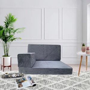 Handmade Velvet Floor Sofa Set – Bohemian Lounge Seating