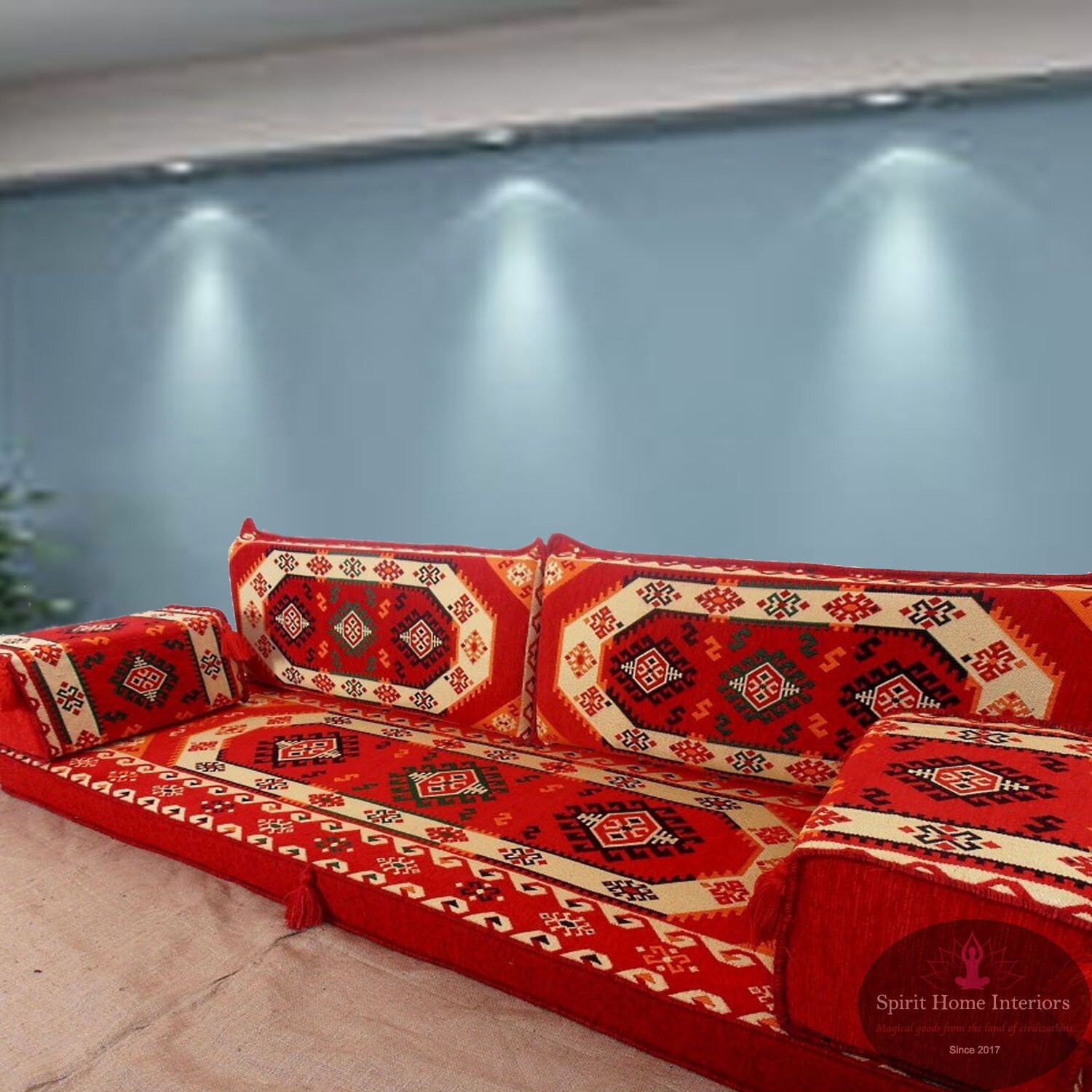 Arabic majlis sofa set Floor level sofa Floor cushions Etsy