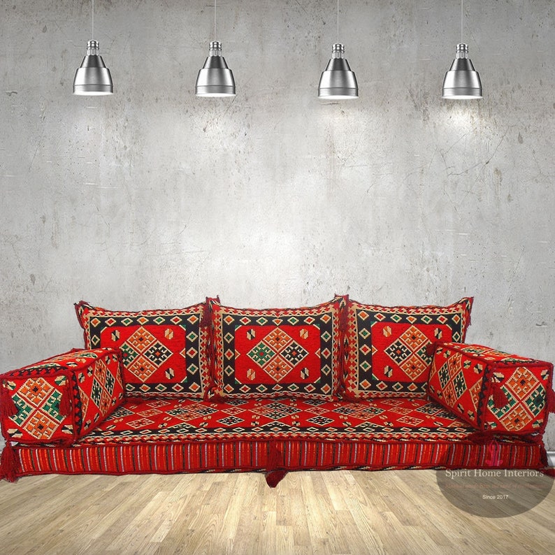 Arabic Majlis Sofa Set Floor Level Sofa Floor Cushions Etsy UK