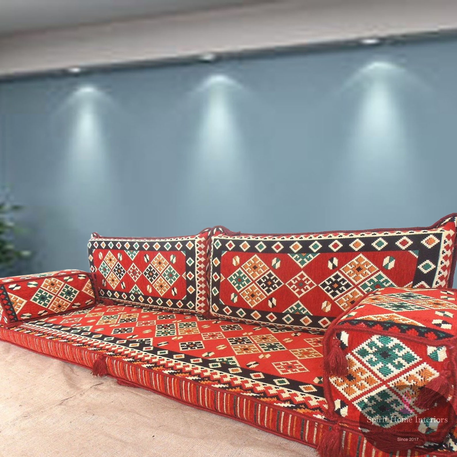 Arabic majlis sofa set Floor level sofa Floor cushions Etsy