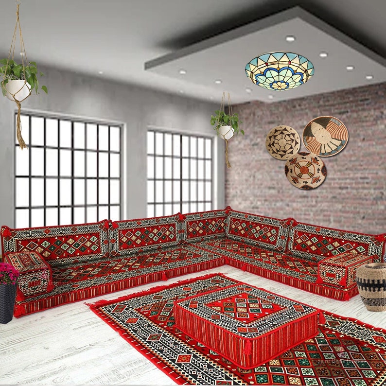 Arabic Majlis Sofa Set Floor Level Sofa Corner Sofa Set Etsy