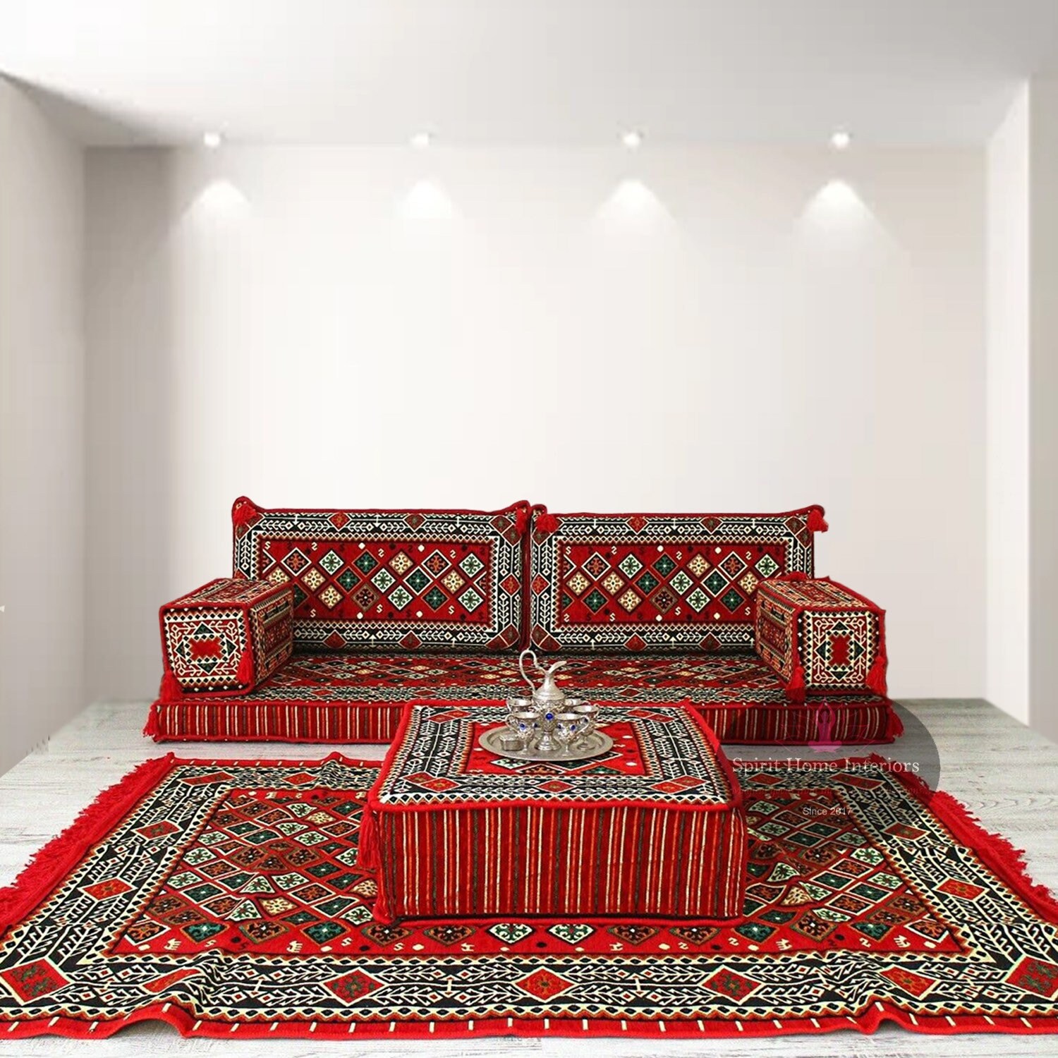 Arabic Majlis Sofa Set Floor Level Sofa Floor Cushions Etsy New Zealand