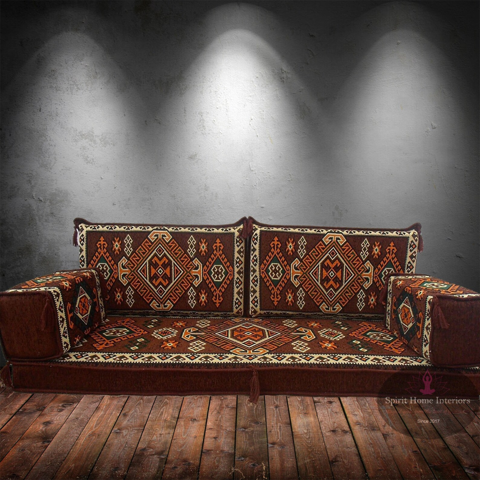 Juego de sofás majlis árabes Sofá de nivel de piso Cojines Etsy