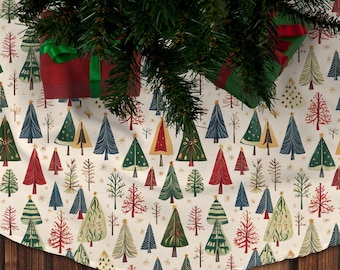 Gonna per albero di Natale stravagante - Decorazione festiva per le feste - Decorazione festiva unica - Gonna natalizia unica per base albero