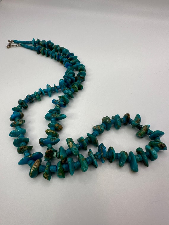 Earth Blue Vintage Turquoise Necklace