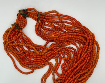 Antique Multi-Strand Konyak Necklace from Nagaland