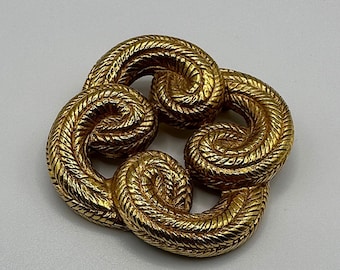 Vintage Carolee Gold Tone Brooch