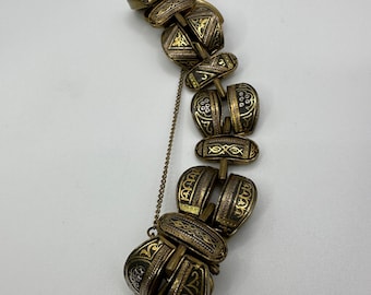 Vintage Spaanse Damascene armband