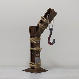 DBD Solo Hook Ring Holder Figurine Prop Fanart Hand Painted 3D Printed image 1