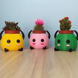 Junimo Cute Figurine / Planter / Desk Organizer | Stardew Valley Inspired | Multiple Colors | 3D Printed