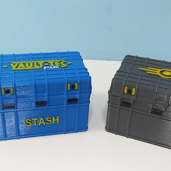 Fallout Chests | Overseer and Vault-Tec Variations | Functional | Semi painted | 3D Printed |