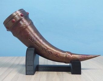 Blood Mead Horn Collectible | (God of War Inspired) | Hand Painted | 3D Printed
