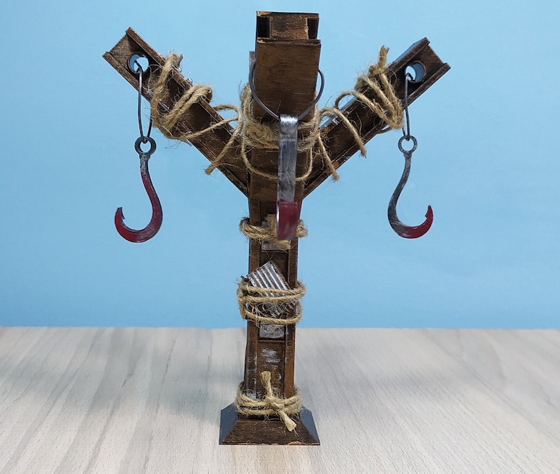 DBD Basement Hook Ring Holder Figurine Prop Fanart Hand Painted 3D Printed image 5