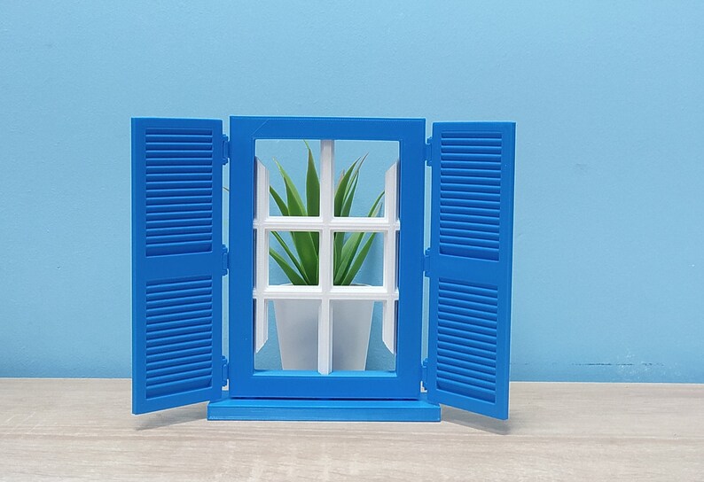 Replica Windows Decor Functional Opening Windows Unique Gift 3D Printed image 6