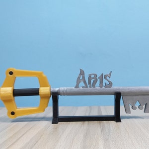 Personalized Kingdom Keyblade with Custom Name | Kingdom Hearts Inspired | KH Font | 3D Printed
